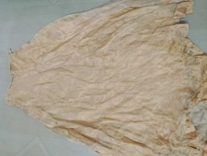 Boat Neck Blouse And Skirt