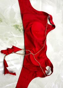 Red Padded Blouse | Size 32