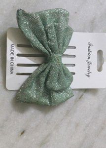 Sparkly Bow Hair Clip