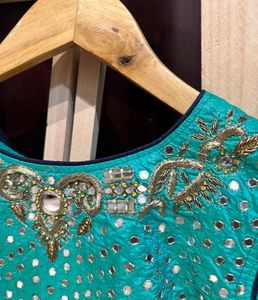 Blue Designer Lehenga Choli Set