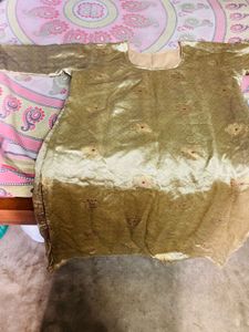 Elegant Gold Ethnic Kurta