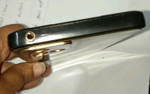 Black -Golden Vivo Y21 Mobile Back Cover