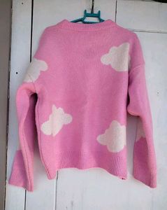 Pinterest Cloud Printed Sweater
