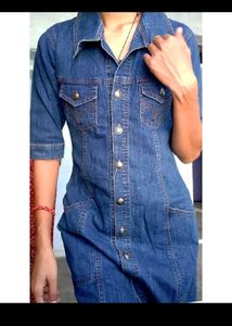 Denim Shirt Dress