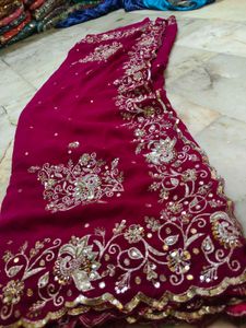Aari Tari Zari Work Beautiful 😍 Saree
