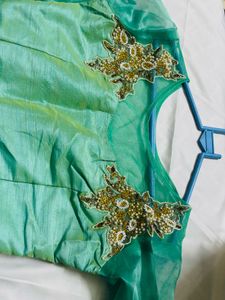 Mint Green Embellished Anarkali Dress