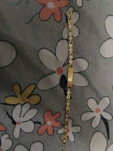 Gold-tone Crystal Bracelet