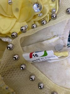Yellow Flower Girl Dress