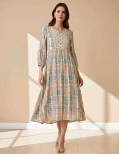 Floral Print Tunic Dress