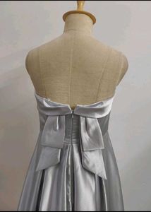 SaElegant Silver Off-Shoulder Dress Price Drop 🎉?