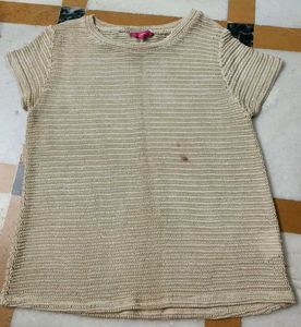 Textured Beige Top