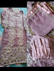 Lavender Kurta Set