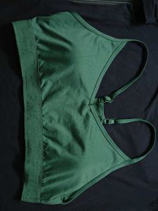 Victoria's Secret PINK Green Sports Bra