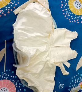 Beautiful Cream Baby Frock