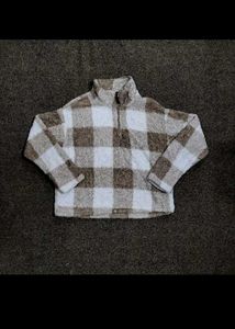 Cozy Plaid Sherpa Pullover UNISEX