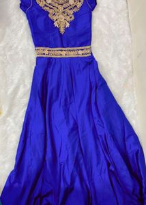 Elegant Blue Ethnic Gown