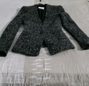 Tweed Wool Blend Jacket