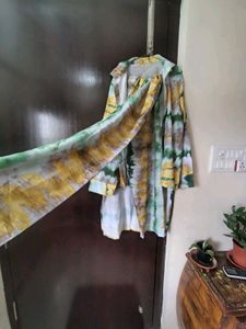 Tie-dye High Low Pattern Co-rd Set