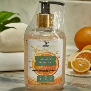 Vitamin C Shower Gel, 24K Gold Face Wash, Kiwi Sop