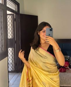 Elegant Yellow Saree