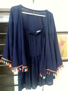 Women&#39;s Inweave Blue Dress