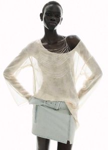 H&M NEW Asymmetric Oversized Top /Size-XS