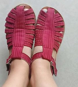Cute Red Sandals