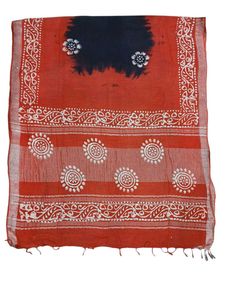 Elegant Batik Print Saree