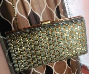 Sparkling Gold Clutch