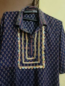 Paisley Print afghani set