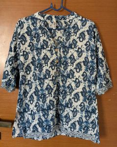 Paisley Print Top