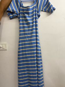 Blue dress for women