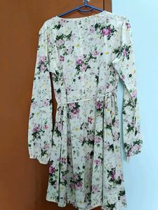 Floral Wrap Dress