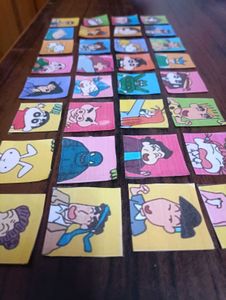 32 Shin Chan Laminated Sticker With Gum