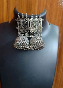Oxidised Earrings Jhumka