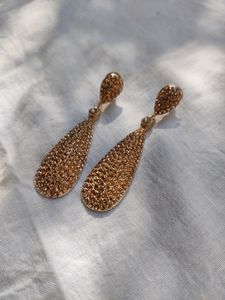 Beautiful Gold Plated Drop Earrings