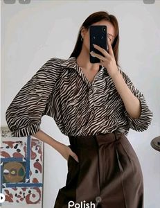 New with tag Korean Sailor Collar Layered Top