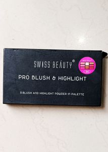 Swiss Beauty Pro Blush And Highlight Palette