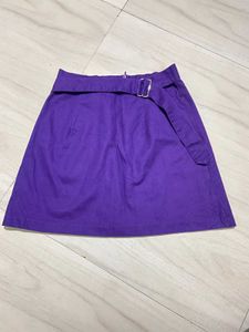 Cute Purple Mini Skirt