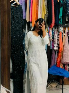 Malmal Chikankari Kurti🌷SALE🌷