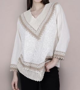 Lace Trimmed Top