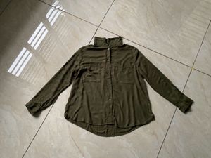 Olive Green Utility Shirt
