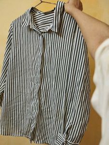 Striped Button-Down Shirt