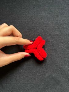 Crochet Angry Hair Clip