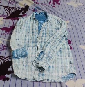 Cool Blue Denim Shirt