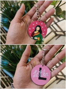 Faceless Illustration Keychains