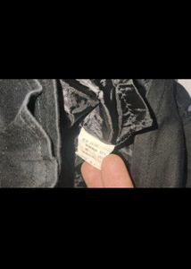 (Black Korean Ruffle Denim Skirt Shorts)