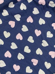 Cute Heart Print Shorts