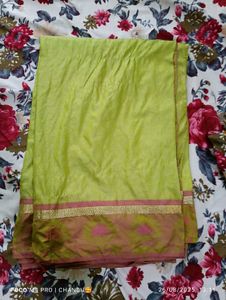 Green Saree with Blouse