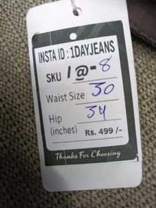 I@08 Size-30 (Sale) Latest Ladies high waist Jeans